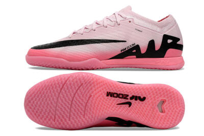 Nike Air Zoom Mercurial Vapor 15 Elite IC Low-Tops Football Shoes - Pink/Black