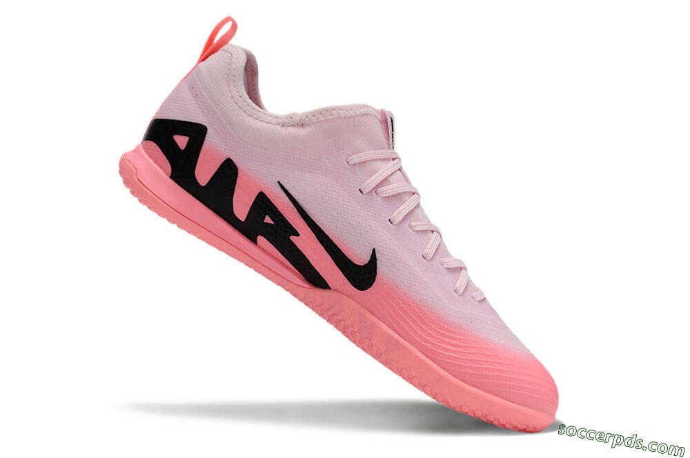 Nike Air Zoom Mercurial Vapor 15 Pro IC Low-Tops Football Shoes - Pink/Black 4