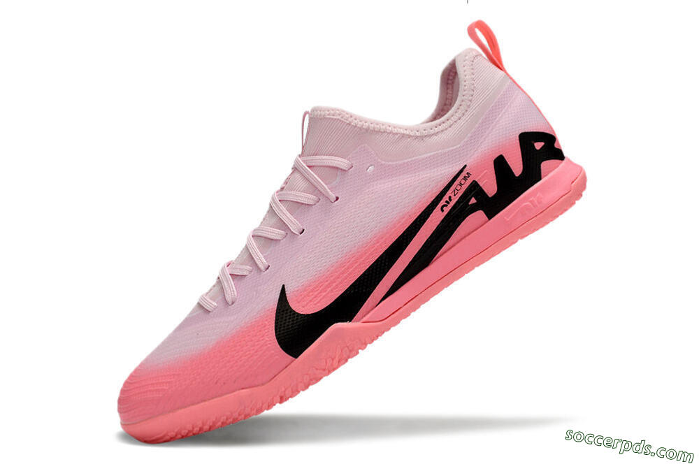 Nike Air Zoom Mercurial Vapor 15 Pro IC Low-Tops Football Shoes - Pink/Black 5