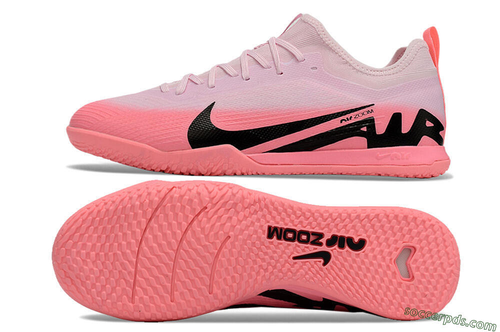 Nike Air Zoom Mercurial Vapor 15 Pro IC Low-Tops Football Shoes - Pink/Black 0