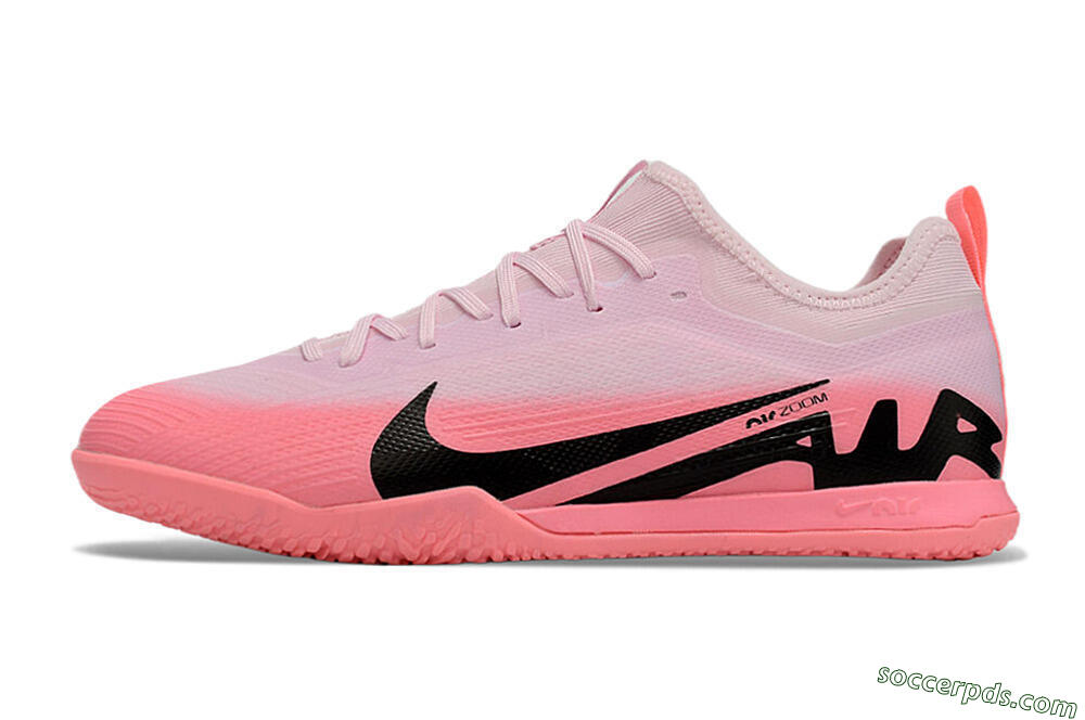 Nike Air Zoom Mercurial Vapor 15 Pro IC Low-Tops Football Shoes - Pink/Black 2