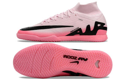 Nike Air Zoom Mercurial Superfly 9 Elite IC High-Tops Football Shoes - Pink/Black