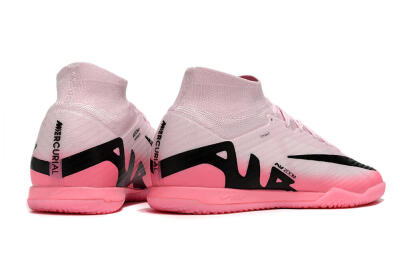 Nike Air Zoom Mercurial Superfly 9 Elite IC High-Tops Football Shoes - Pink/Black