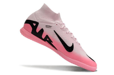 Nike Air Zoom Mercurial Superfly 9 Elite IC High-Tops Football Shoes - Pink/Black