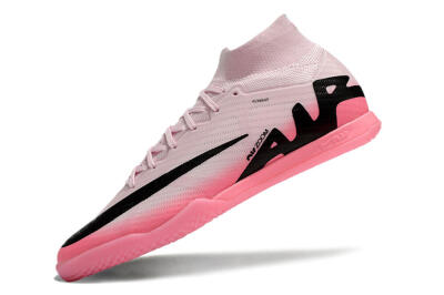 Nike Air Zoom Mercurial Superfly 9 Elite IC High-Tops Football Shoes - Pink/Black