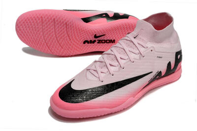 Nike Air Zoom Mercurial Superfly 9 Elite IC High-Tops Football Shoes - Pink/Black