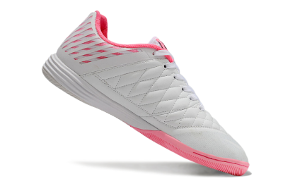 Nike Lunar Gato 2 IC Low-Tops Football Shoes - White/Pink/Black