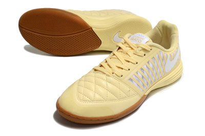 Nike Lunar Gato 2 IC Low-Tops Football Shoes - Yellow/White/Brown