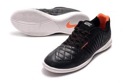 Nike Lunar Gato 2 IC Low-Tops Football Shoes - Black/Red/White
