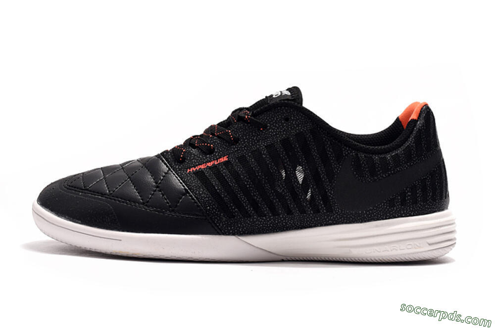 Nike Lunar Gato 2 IC Low-Tops Football Shoes - Black/Red/White 1