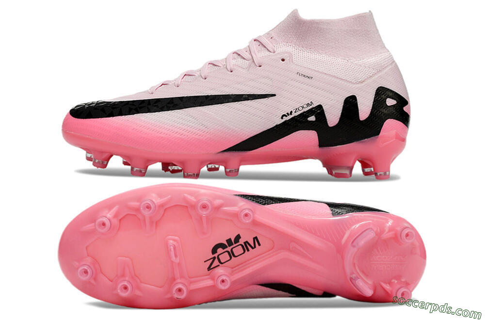 Nike Air Zoom Mercurial Superfly 9 Elite FG High-Tops Football Boots - Pink/Black 0