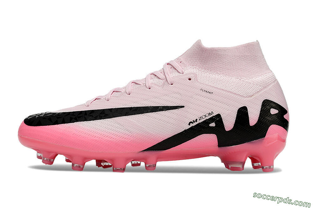 Nike Air Zoom Mercurial Superfly 9 Elite FG High-Tops Football Boots - Pink/Black 2