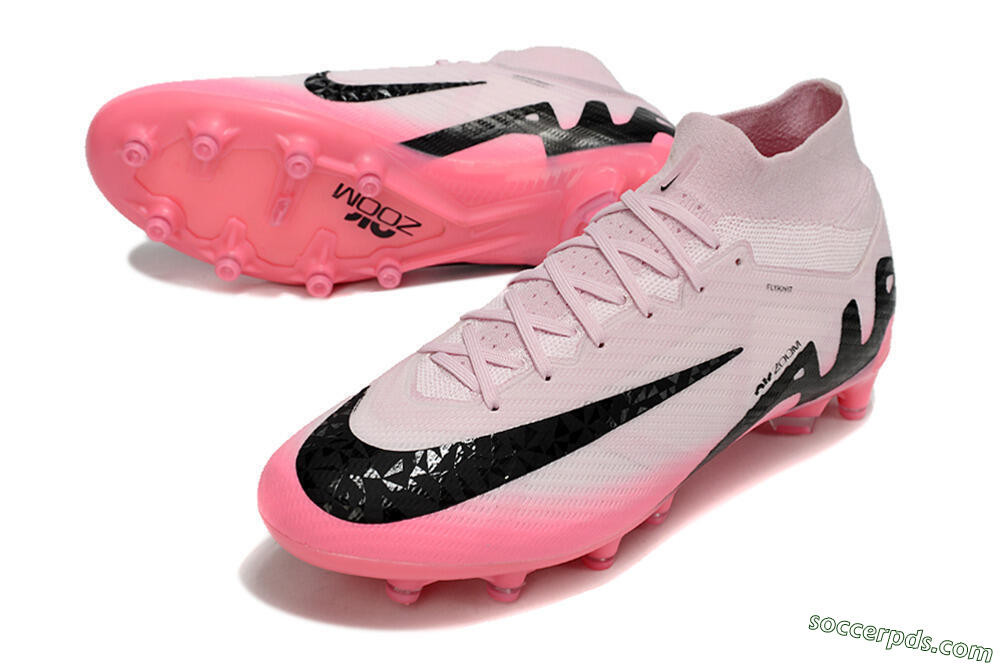 Nike Air Zoom Mercurial Superfly 9 Elite FG High-Tops Football Boots - Pink/Black 3