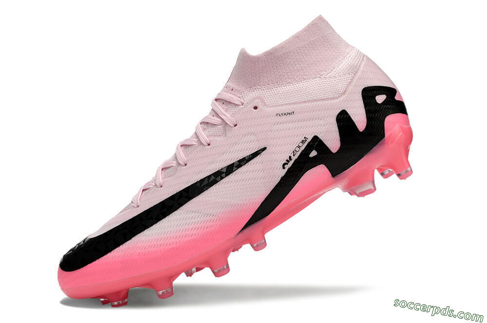 Nike Air Zoom Mercurial Superfly 9 Elite FG High-Tops Football Boots - Pink/Black 5