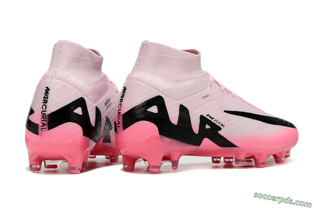 Nike Air Zoom Mercurial Superfly 9 Elite FG High-Tops Football Boots - Pink/Black 6