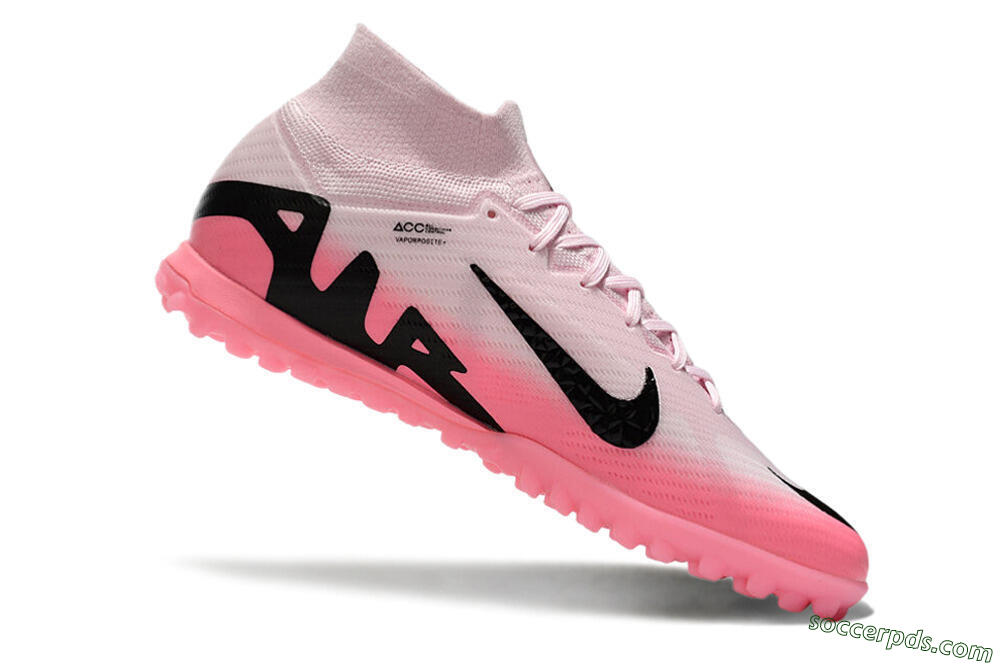 Nike Air Zoom Mercurial Superfly 9 Elite TF High-Tops Football Boots - Pink/Pink/Black 4