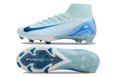Nike Air Zoom Mercurial Superfly 10 Elite FG High-Tops Football Boots - Jade/White/Blue