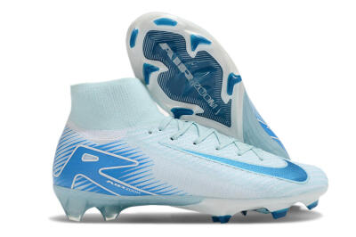 Nike Air Zoom Mercurial Superfly 10 Elite FG High-Tops Football Boots - Jade/White/Blue