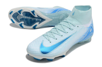 Nike Air Zoom Mercurial Superfly 10 Elite FG High-Tops Football Boots - Jade/White/Blue