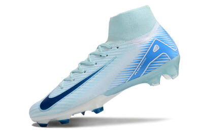Nike Air Zoom Mercurial Superfly 10 Elite FG High-Tops Football Boots - Jade/White/Blue