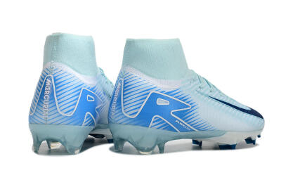 Nike Air Zoom Mercurial Superfly 10 Elite FG High-Tops Football Boots - Jade/White/Blue