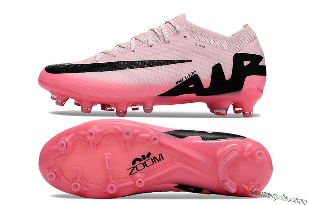 Nike Air Zoom Mercurial Vapor 15 Elite FG Low-Tops Football Boots - Pink/Black 0