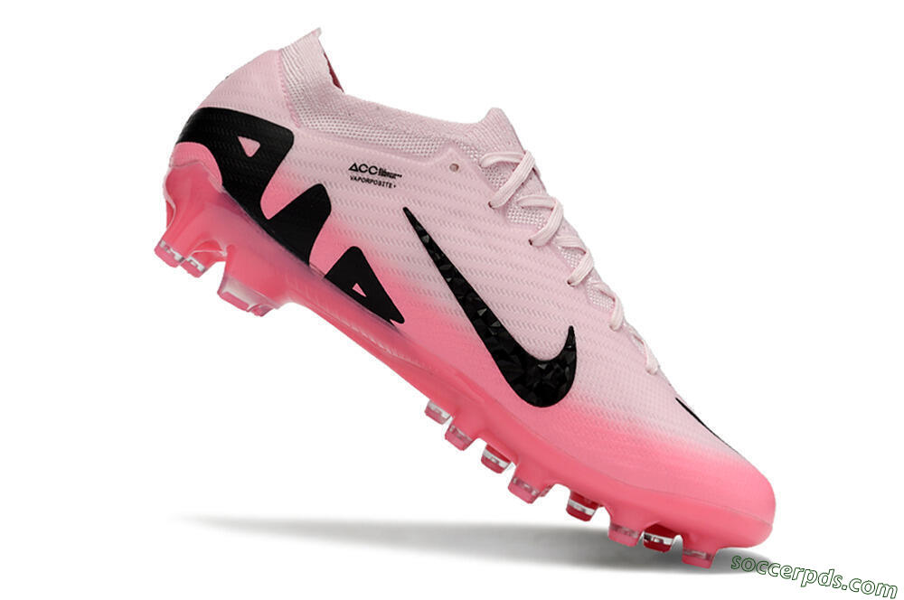 Nike Air Zoom Mercurial Vapor 15 Elite FG Low-Tops Football Boots - Pink/Black 4