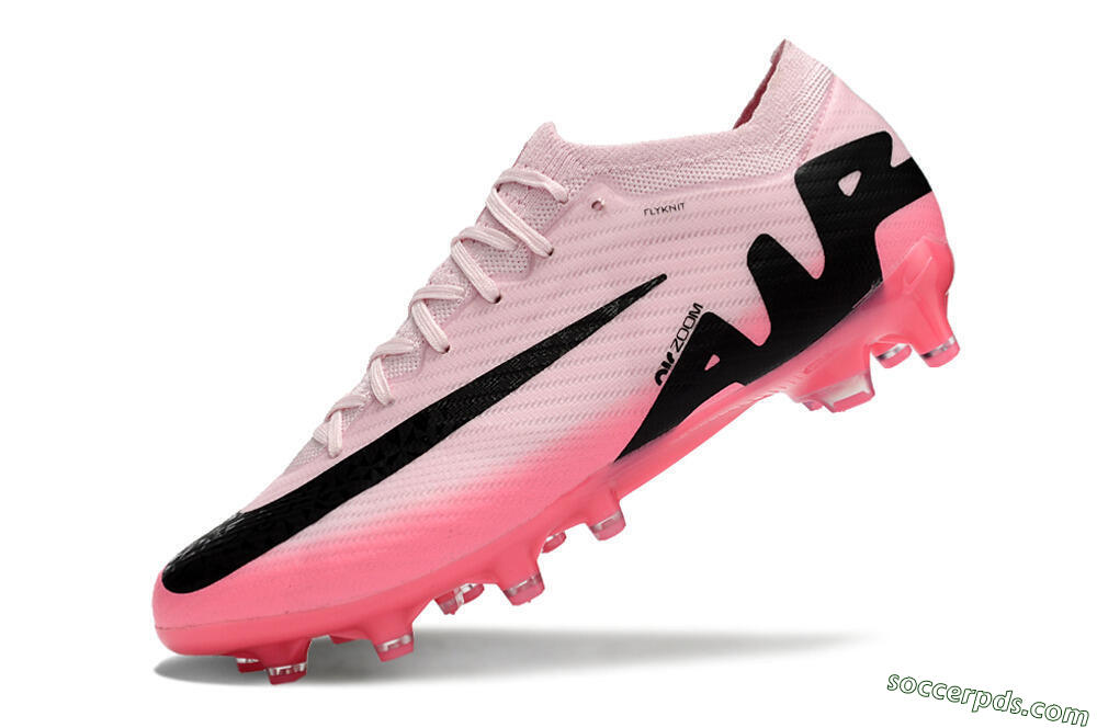 Nike Air Zoom Mercurial Vapor 15 Elite FG Low-Tops Football Boots - Pink/Black 5