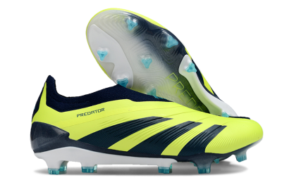 Adidas Predator Accuracy+ FG Low-Tops Football Boots - Yellow/Blue/White