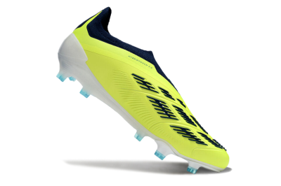 Adidas Predator Accuracy+ FG Low-Tops Football Boots - Yellow/Blue/White