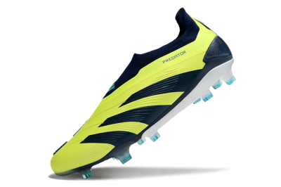 Adidas Predator Accuracy+ FG Low-Tops Football Boots - Yellow/Blue/White