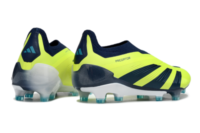 Adidas Predator Accuracy+ FG Low-Tops Football Boots - Yellow/Blue/White