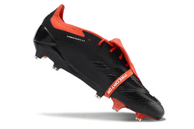 Adidas Predator Elite Foldover Tongue FG Low-Tops Football Boots - Black/White/Red