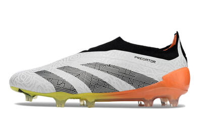 Adidas Predator Accuracy+ FG Low-Tops Football Boots - White/Black/Orange