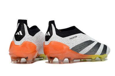 Adidas Predator Accuracy+ FG Low-Tops Football Boots - White/Black/Orange