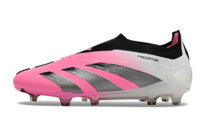 Adidas Predator Accuracy+ FG Low-Tops Football Boots - Pink/Black/White