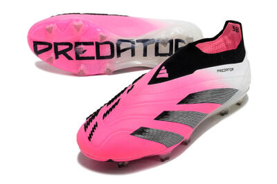 Adidas Predator Accuracy+ FG Low-Tops Football Boots - Pink/Black/White