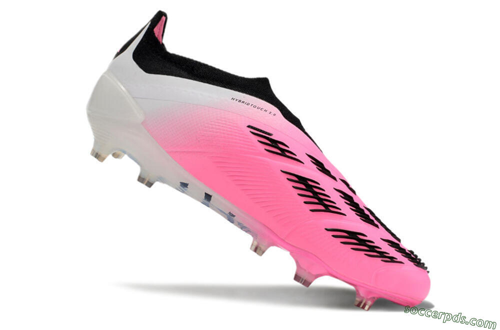 Adidas Predator Accuracy+ FG Low-Tops Football Boots - Pink/Black/White 4