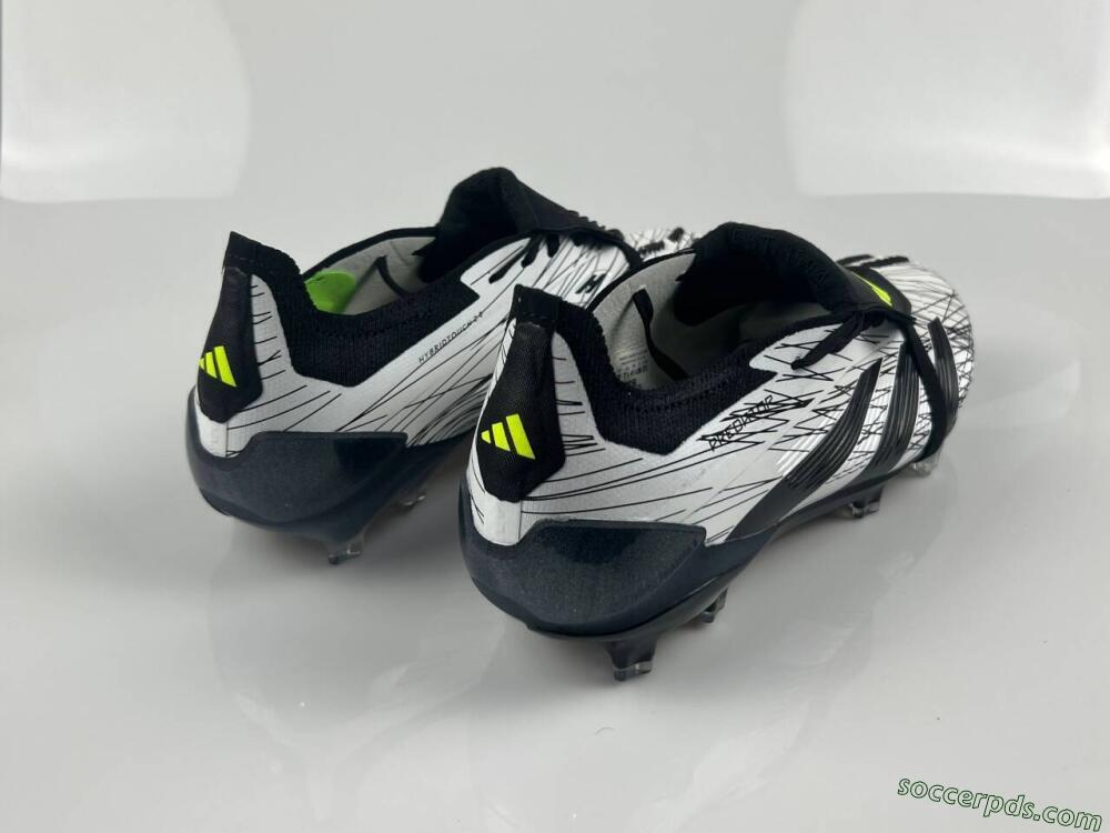 Adidas Predator Elite Foldover Tongue FG Low-Tops Football Boots - White/Black/Yellow