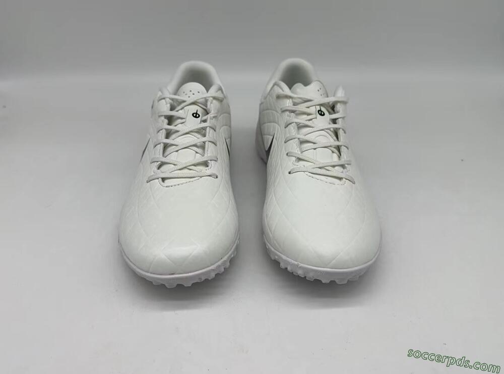 Nike Tiempo Legend 10 Academy TF Low-Tops Football Shoes - White/Green