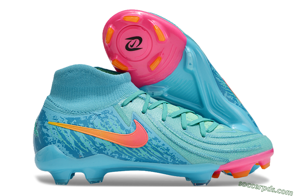 Nike Phantom Luna Elite FG High-Tops Football Boots - Jade/Blue/Orange 1