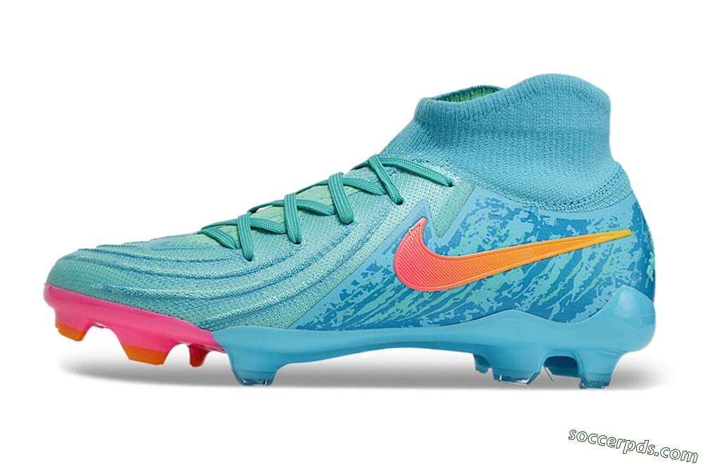 Nike Phantom Luna Elite FG High-Tops Football Boots - Jade/Blue/Orange 2