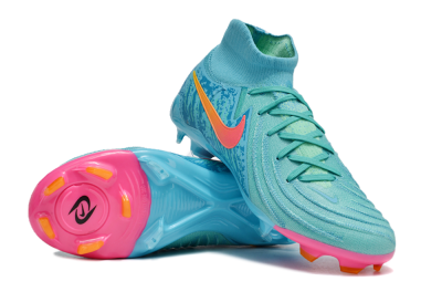 Nike Phantom Luna Elite FG High-Tops Football Boots - Jade/Blue/Orange