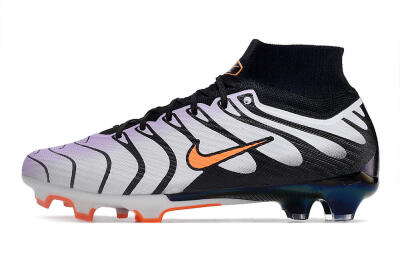 Nike Air Zoom Mercurial Superfly 9 Elite FG High-Tops Football Boots - Purple/Black/Orange