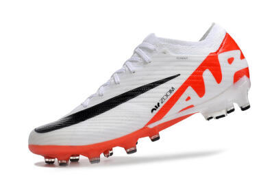 Nike Air Zoom Mercurial Vapor 15 Elite AG Low-Tops Football Boots - White/Black/Red