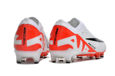 Nike Air Zoom Mercurial Vapor 15 Elite AG Low-Tops Football Boots - White/Black/Red