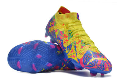 Puma Future Ultimate FG Low-Tops Football Boots - Yellow/Rainbow