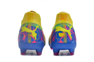 Puma Future Ultimate FG Low-Tops Football Boots - Yellow/Rainbow