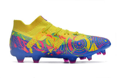Puma Future Ultimate FG Low-Tops Football Boots - Yellow/Rainbow