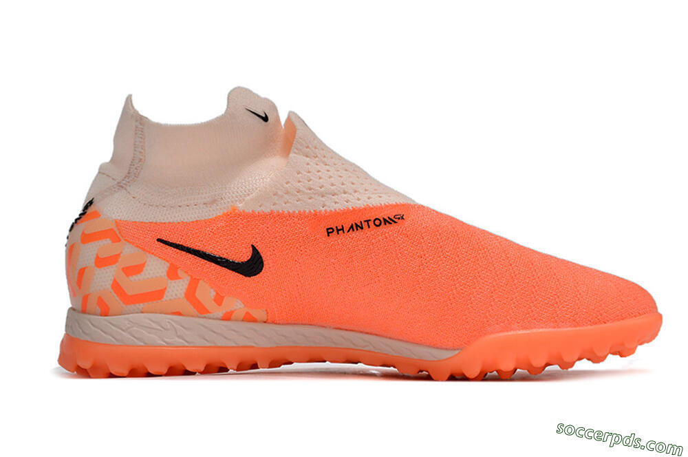 Nike Phantom GX Elite DF Link TF High-Tops Football Shoes - Pink/Black/Purple 4